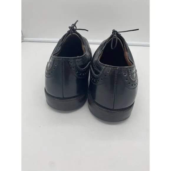 Allen Edmonds McAllister Wingtip Oxford Black Leather‎ Mens Dress Shoes 10.5 C