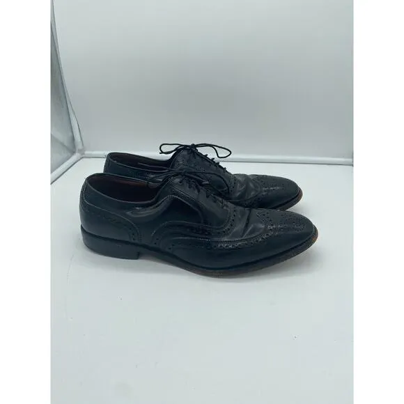 Allen Edmonds McAllister Wingtip Oxford Black Leather‎ Mens Dress Shoes 10.5 C