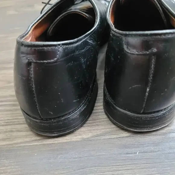 Allen Edmonds Mens Delray Leather Split Toe Oxfords Black Size 13 9564 Shoes