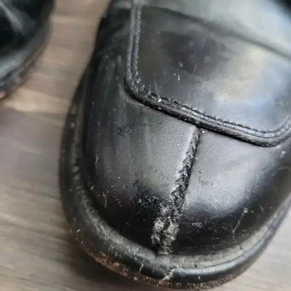 Allen Edmonds Mens Delray Leather Split Toe Oxfords Black Size 13 9564 Shoes