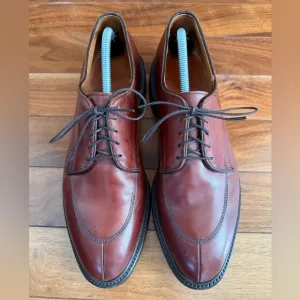 Allen Edmonds Walton Split Toe Dress Shoes Men’s 10.5 B Chili Burnished …