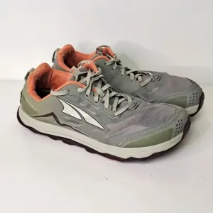 Altra Lone Peak 5 Trail Running Shoes Mens 11.5 Tan Khaki Hiking