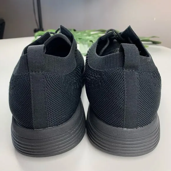 &amp;Collar Summit Performance Dress Shoes Black Knit Sneaker Style Men's 10