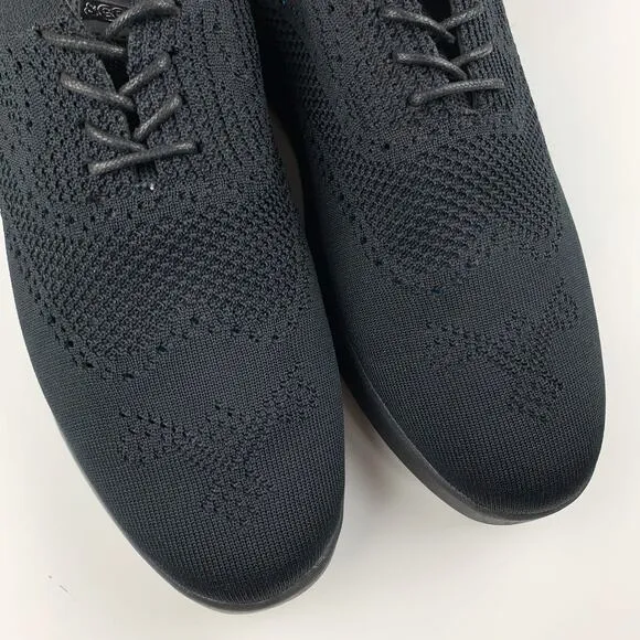&amp;Collar Summit Performance Dress Shoes Black Knit Sneaker Style Men's 10