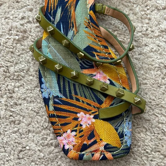 Antonio Melani Tropical Print Sandal