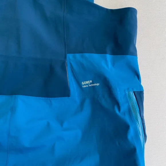 Arc'Teryx Arcteryx Rush Ice Blue Snow Ski Snowboard Bibs Men's Size M Gore