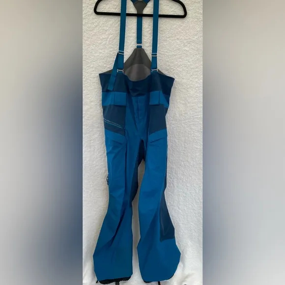 Arc'Teryx Arcteryx Rush Ice Blue Snow Ski Snowboard Bibs Men's Size M Gore