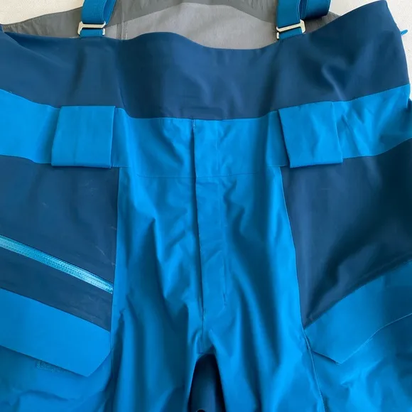 Arc'Teryx Arcteryx Rush Ice Blue Snow Ski Snowboard Bibs Men's Size M Gore