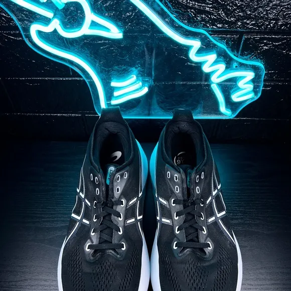 Asics Gel Kayano 31 Men’s Running Gym Walking Shoes Sneakers Black White - 9.5