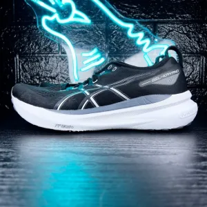 Asics Gel Kayano 31 Men’s Running Gym Walking Shoes Sneakers Black White - 9.5