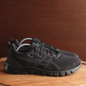 Asics Sneakers Mens SZ 11 Triple Black Gel Quantum 90 Athletic Running Shoes NWT