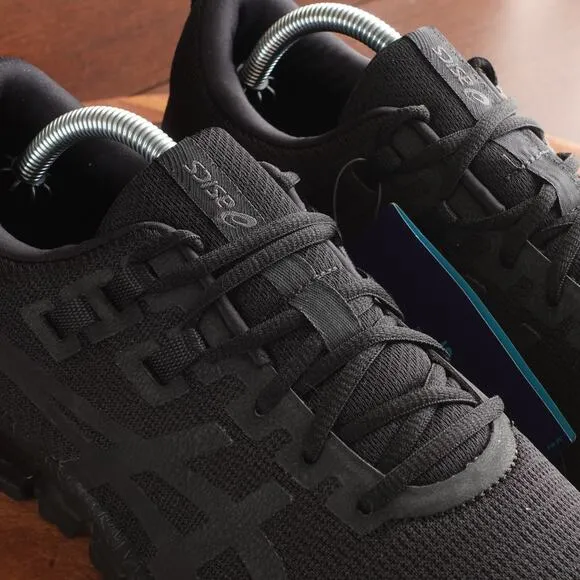 Asics Sneakers Mens SZ 11 Triple Black Gel Quantum 90 Athletic Running Shoes NWT