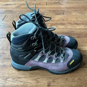 Asolo Stynger GTX Waterproof Hiking Boots Purple Suede Black Women's Size 8.5