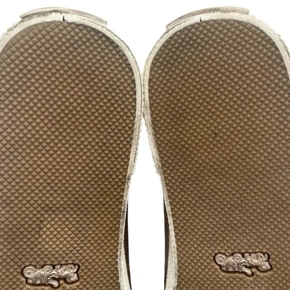Authentic Coach Women's Gold Sneakers Size EUR 39.5 US 9B