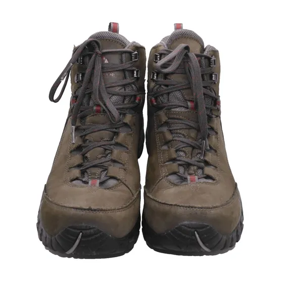 B0 Auth VASQUE 7424 Brown Nubuck Ultra Dry Vibram Soles Hiking Boots Size 10.5 M