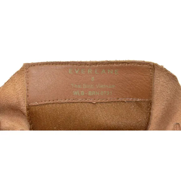 B0 NEW EVERLANE Toasted Almond Suede Casual Sneaker The Desert Shoes Size 8 $125