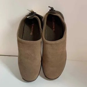 Bearpaw Men's NeverWet Slip-On Shoes Cow Suede Upper Mesh Lining Brown Size 10‎