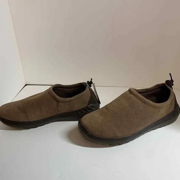 Bearpaw Men's NeverWet Slip-On Shoes Cow Suede Upper Mesh Lining Brown Size 10‎