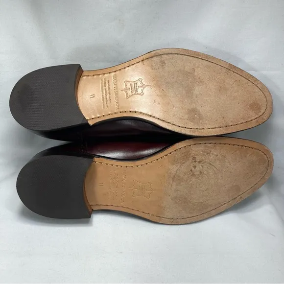 Beckett Simonon Men's Durant Cap Toe Lace Up Oxford Oak Brown Dress Shoes Sz 11