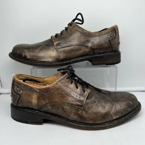 Bed Stu Shoes Mens 11.5 Derby Leather Distressed Brown Dress