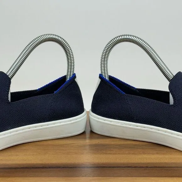 Big Kids Rothys The Original‎ Slip On Navy Blue Casual Sneakers Shoes Size 3 Y