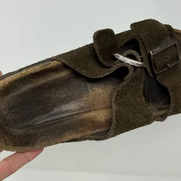 Birkenstock Arizona Suede Soft Footbed Sandals