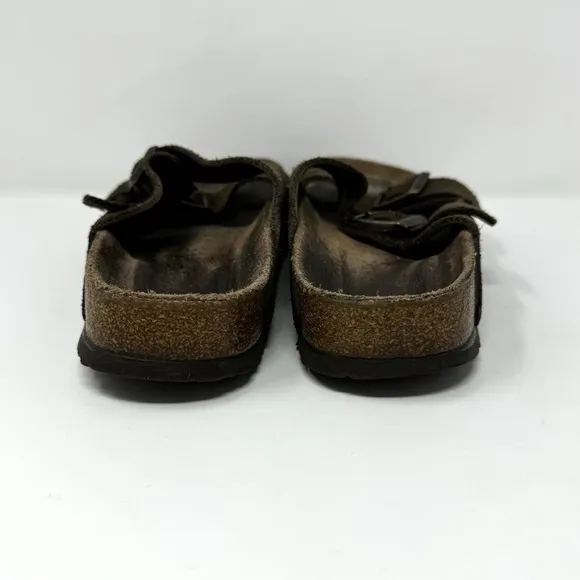 Birkenstock Arizona Suede Soft Footbed Sandals