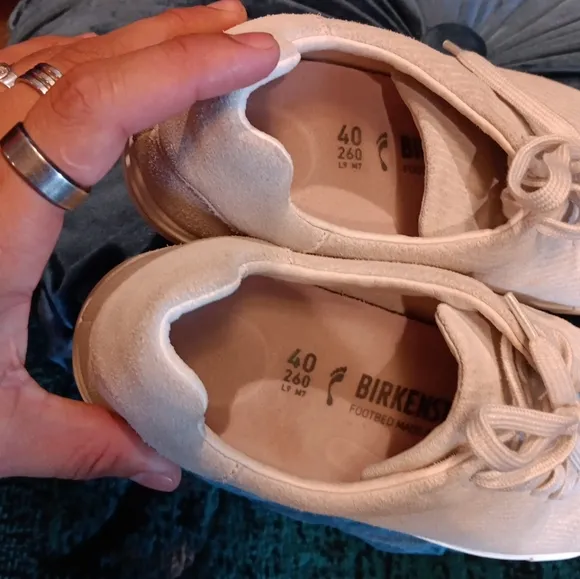 BIRKENSTOCK Bend Low Suede Corduroy Narrow Shoes Unisex Size 40 Usa 9