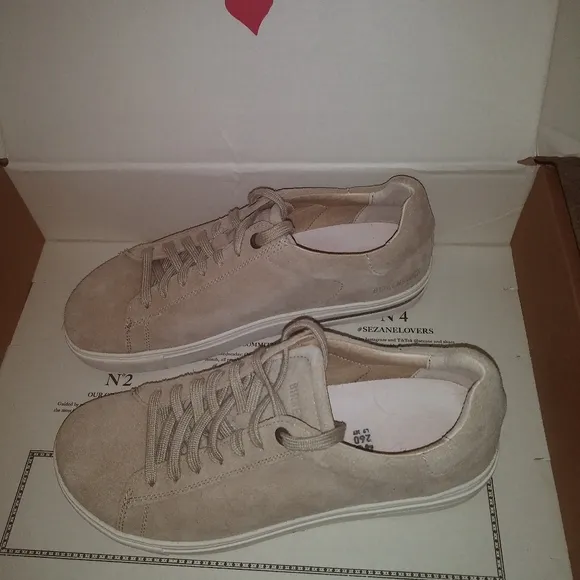 Birkenstock Bend Low Suede Leather Sneakers Shoes