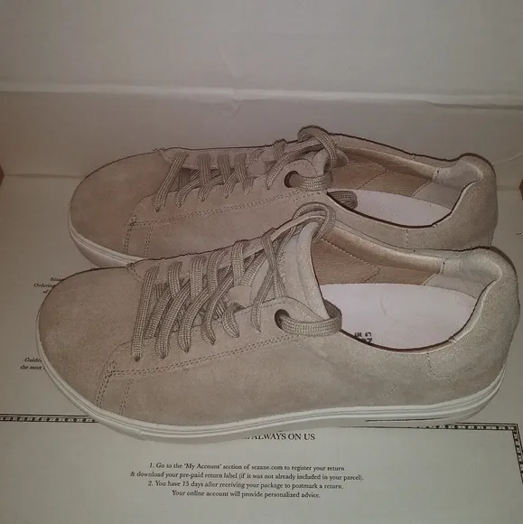Birkenstock Bend Low Suede Leather Sneakers Shoes