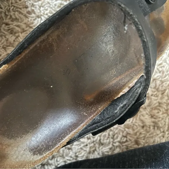 Birkenstock Gizeh Women’s Black Sandals size 36