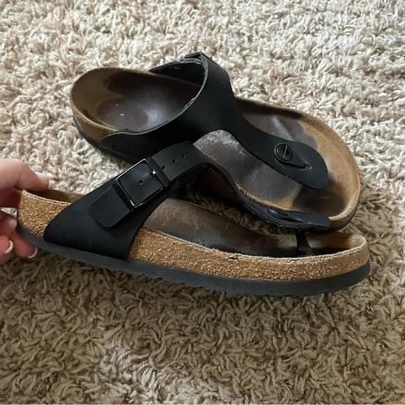 Birkenstock Gizeh Women’s Black Sandals size 36