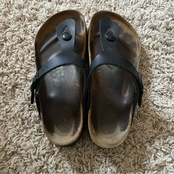 Birkenstock Gizeh Women’s Black Sandals size 36