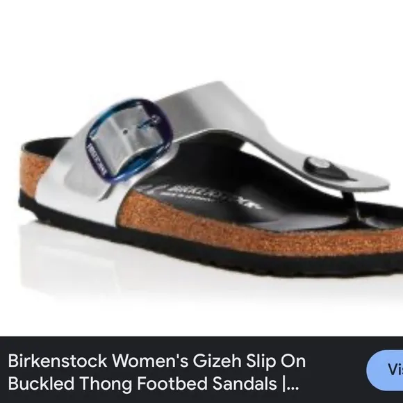 Birkenstock metalic sandals