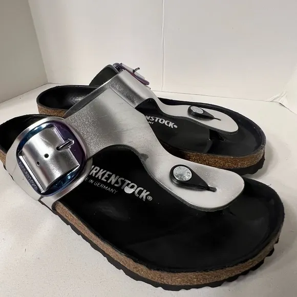 Birkenstock metalic sandals