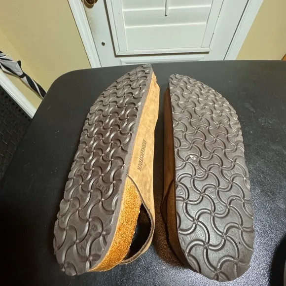 Birkenstock size 43 Milano mocha tan sandals