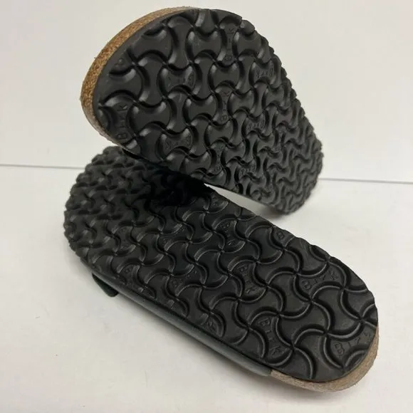 Birkenstock Women's Arizona Leather Dark Grey Sandals, Size US 10 Narrow, EUR 41