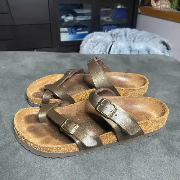 Birkenstock Womens Mayari Sandals Graceful Toffee
