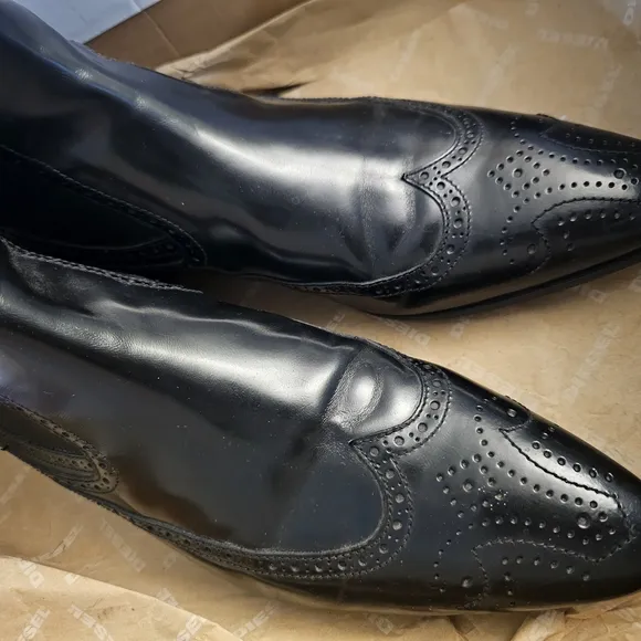 Black Leather Men's Dress Shoes
