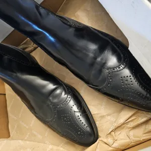 Black Leather Men's Dress Shoes
