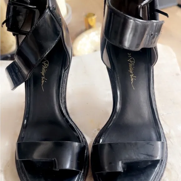 Black Women's Sandals 3-1 Phillip Lim