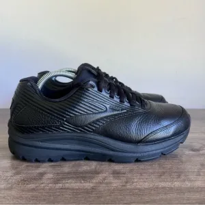 Brooks Addiction Triple Black Women's Walking Shoe Size 7.5 SKU#24826
