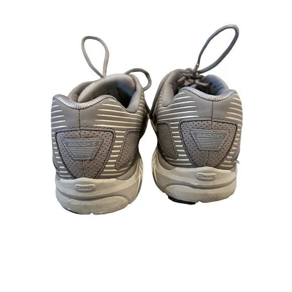 Brooks Addiction Walker Suede Walking Shoes Gray Size 10 Wide