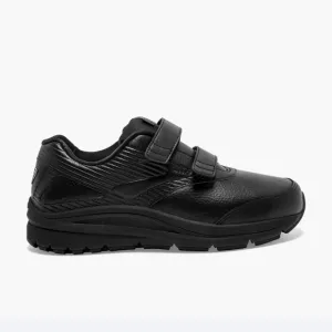 Brooks Additcion Walker V-Strap 2 Black Velcro Athletic Sneakers