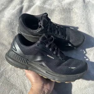 Brooks Adrenaline GTS 23 Womens 9 Wide Shoes Running Walking Black 1203811D056