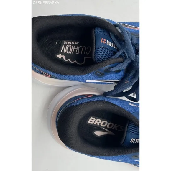 Brooks Blue Womens Shoes Running Walking Sneaker