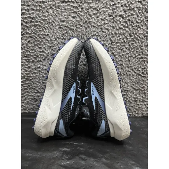 Brooks Caldera 6 Black Blue Trail Hiking Running Walking Shoes Women's Size 9
