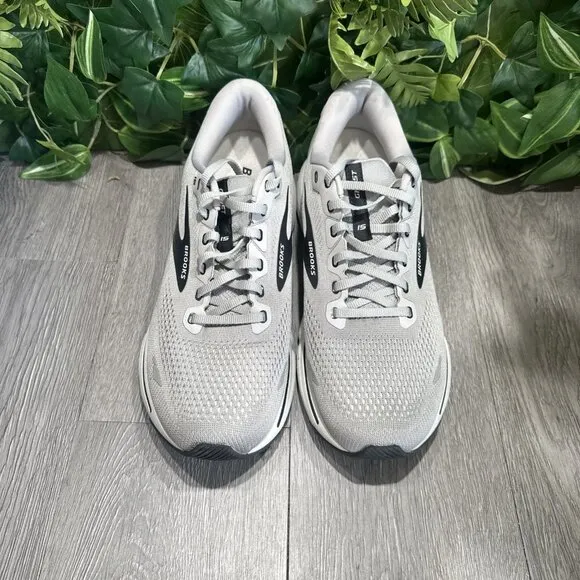 Brooks Ghost 15 Mens 10.5  Shoes Gray Running Walking Sneaker Gym 1103931D098