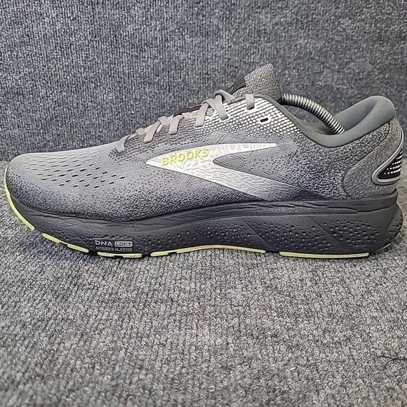 Brooks Ghost 16 Mens 12.5 Shoes Gray 1104181D040 Running Sneaker Gym‎ Walking