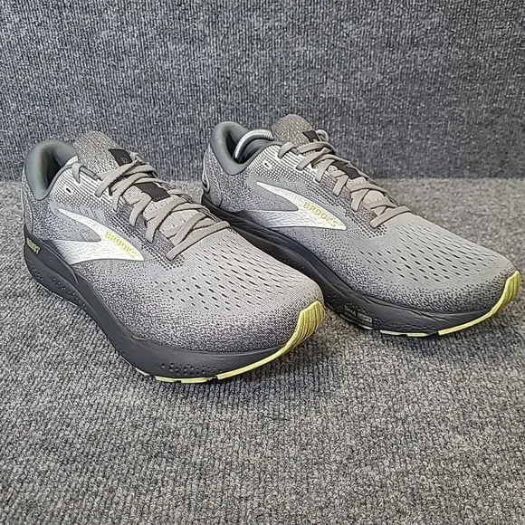 Brooks Ghost 16 Mens 12.5 Shoes Gray 1104181D040 Running Sneaker Gym‎ Walking